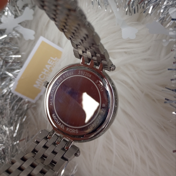 Michael Kors Darci Celestial Crystal Pavé Silver Toned Watch - Picture 10 of 17